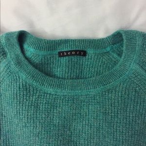 Theory green sweater
